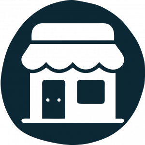 Ladengeschäft als Symbol für Verfügbarkeit im Fachhandel und in Delikatessengeschäften