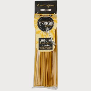 Linguine al Limone aus Hartweizengrieß Trafilata al Bronzo von ATHANASIO Gourmet.