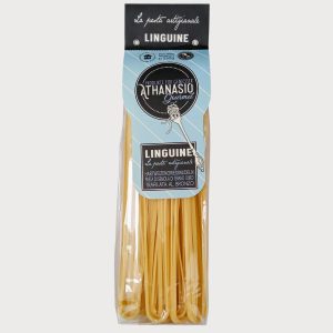 Linguine aus Hartweizengrieß Trafilata al Bronzo von ATHANASIO Gourmet.