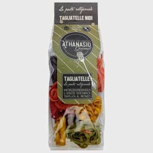 Tagliatelle aus Hartweizengrieß mit 6 Gemüse Trafilata al Bronzo – ATHANASIO Gourmet.