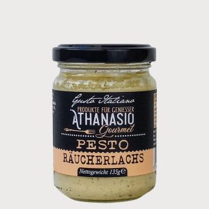 PESTO Räucherlachs – Cremig-edle Spezialität mit Dill und Lachs von ATHANASIO Gourmet.