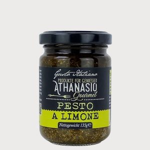 PESTO al Limone – Original Italienische Feinkost mit Olivenöl von ATHANASIO Gourmet.